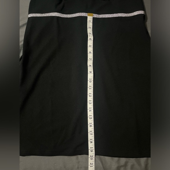 Shein Curve black dress with silver straps and accents. - Picture 8 of 8